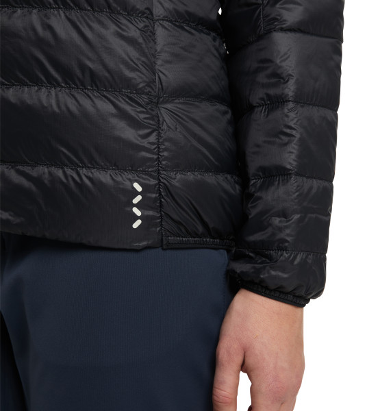 HAGLÖFS L.I.M Down Hood dámská bunda Černá