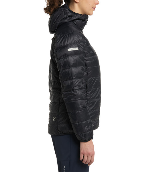 HAGLÖFS L.I.M Down Hood dámská bunda Černá