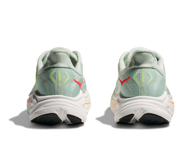 HOKA Clifton 10 W Sea Glass / Neon Flame