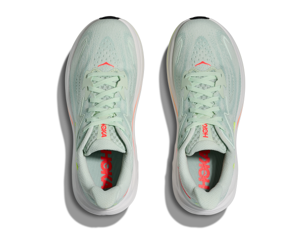 HOKA Clifton 10 W Sea Glass / Neon Flame