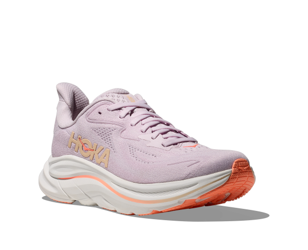 HOKA Clifton 10 W Lilac Cream / Tangerine Glow