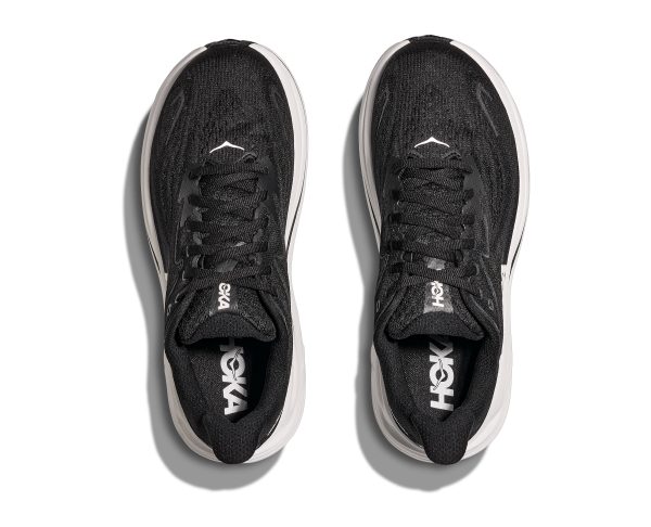HOKA Clifton 10 M WIDE Black / White