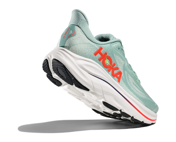 HOKA Clifton 10 M Sage / Neon Flame