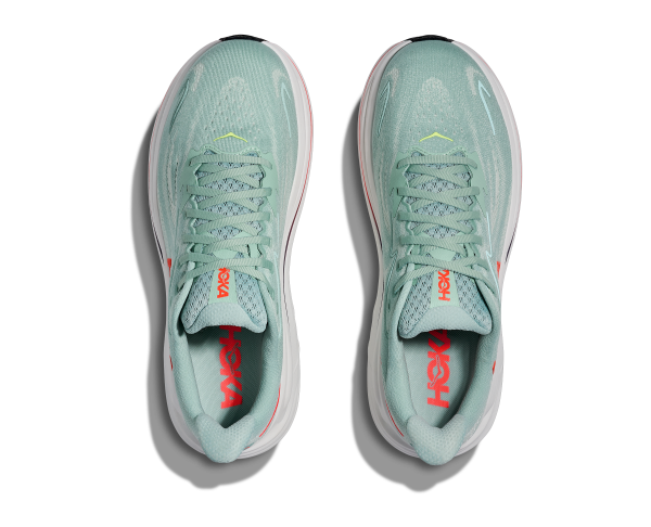 HOKA Clifton 10 M Sage / Neon Flame