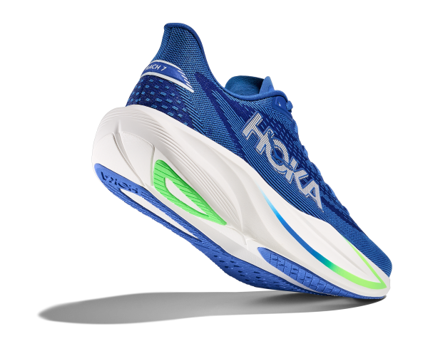 HOKA Mach 7 M Cobalt Blue / Neon Gren