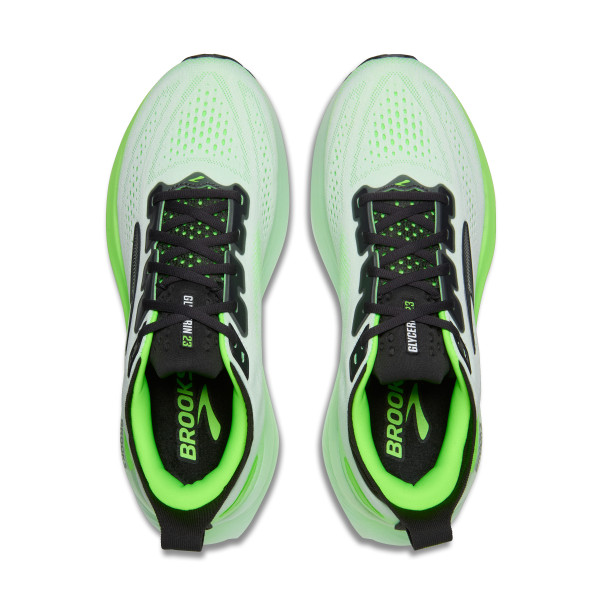 BROOKS Glycerin 23 M White / Phantom / Green Gecko
