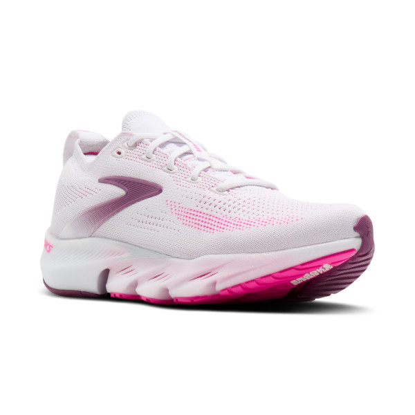 BROOKS Glycerin Flex W White / Cyber Pink / Argyle