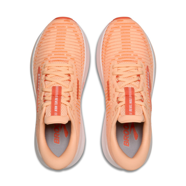 BROOKS Revel Max W Peach / Echo / White