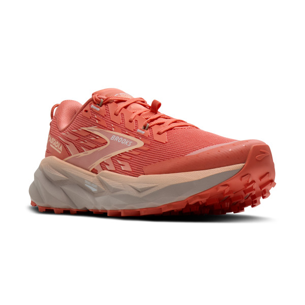 BROOKS Cascadia 19 W Peach Echo / Chateau / White