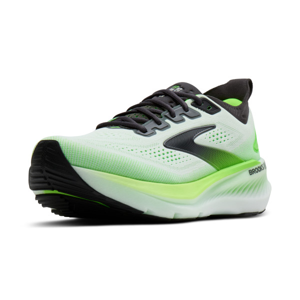 BROOKS Glycerin GTS 23 M White / Phantom / Green Gecko