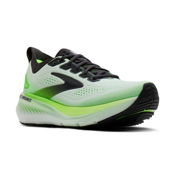 BROOKS Glycerin GTS 23 M White / Phantom / Green Gecko