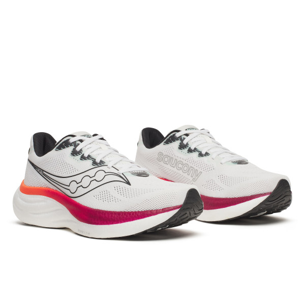 SAUCONY  RIDE 19 White / Crims