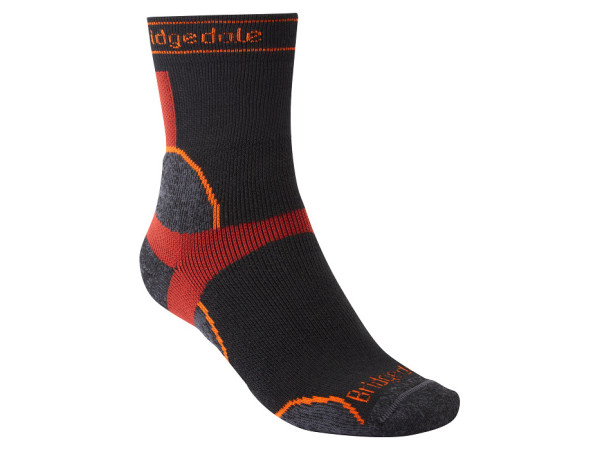 BRIDGEDALE Men's Midweight T2 Merino Sport Crew Black