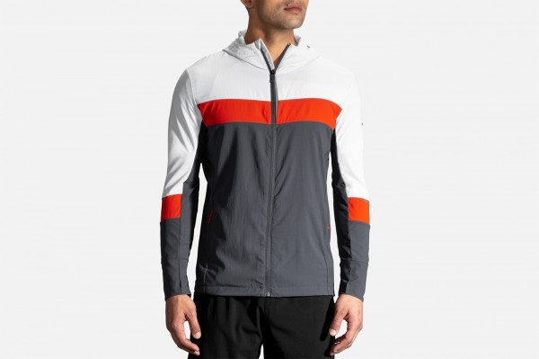 BROOKS Canopy Jacket Ash/Asphalt/Lava