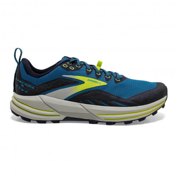 BROOKS Cascadia 16 Mykonos Blue/Peacoat/Lime