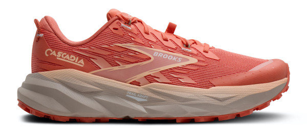 BROOKS Cascadia 19 W Peach Echo / Chateau / White