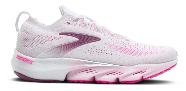 BROOKS Glycerin Flex W White / Cyber Pink / Argyle