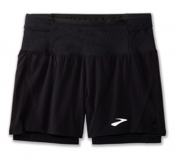 BROOKS High Point 5" 2in1 Short M černá