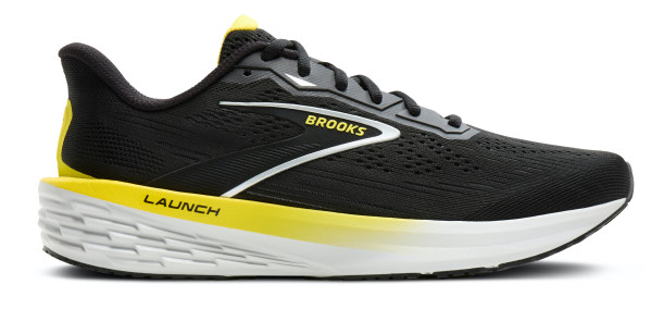 BROOKS Launch 12 M Black / Cyber Yellow / Oyster