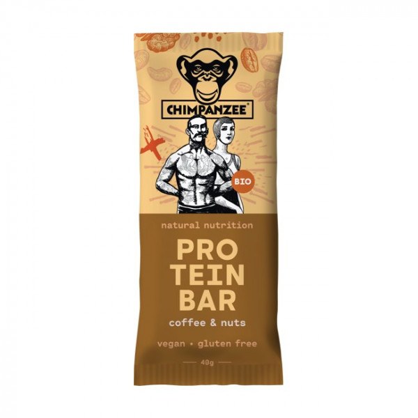 CHIMPANZEE BIO PROTEIN BAR COFFEE - NUTS 40G