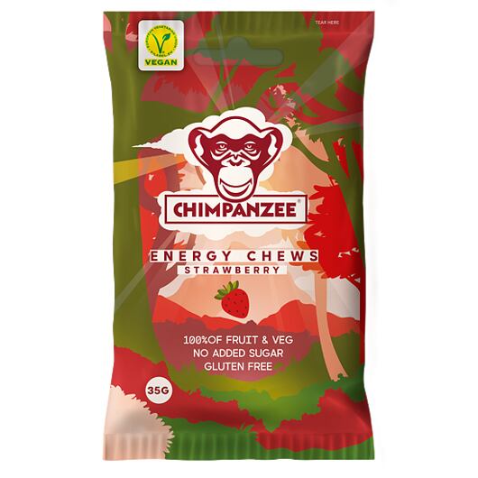 CHIMPANZEE ENERGY CHEWS STRAWBERRY 35G