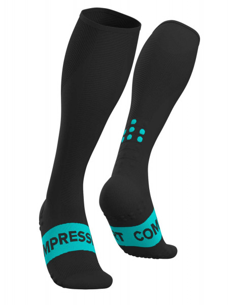 COMPRESSPORT KOMPRESNÍ PODKOLENKY FULL SOCKS RACE OXYGEN BLACK