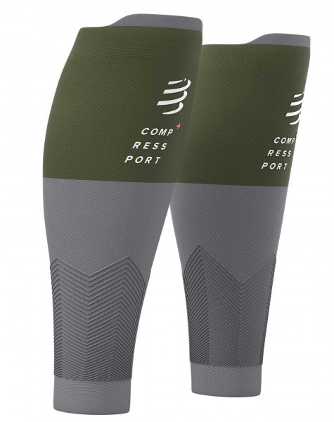 COMPRESSPORT R2V2 - DARK GREEN/STEEL GREY