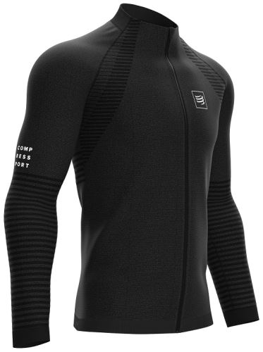 COMPRESSPORT SEAMLESS ZIP SWEATSHIRT BLACK M