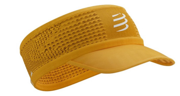 COMPRESSPORT Spiderweb Headband On/Off Saffron