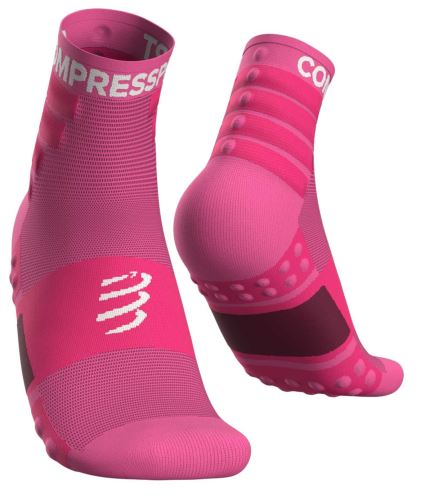 COMPRESSPORT TRAINING SOCKS 2-PACK PINK