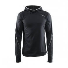 CRAFT MIKINA MIND HOOD LS M Black/Platin