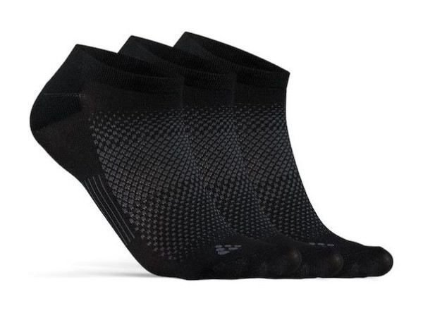 CRAFT Ponožky CORE Dry Footies 3-pack Černá