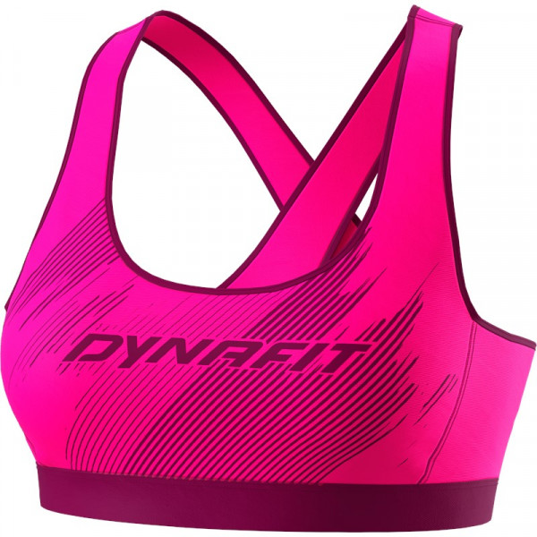 DYNAFIT ALPINE GRAPHIC BRA W Pink Glo
