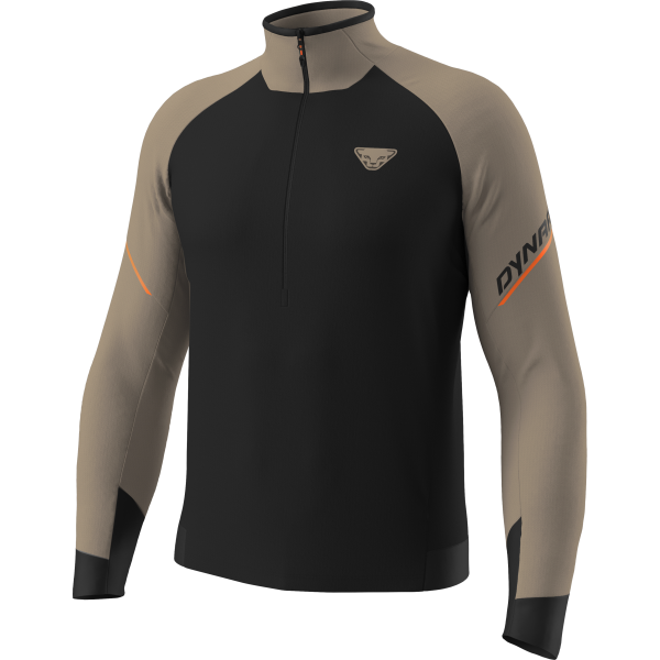 DYNAFIT Alpine Longsleeve 1/2 Zip Tee Men Fallen Rock