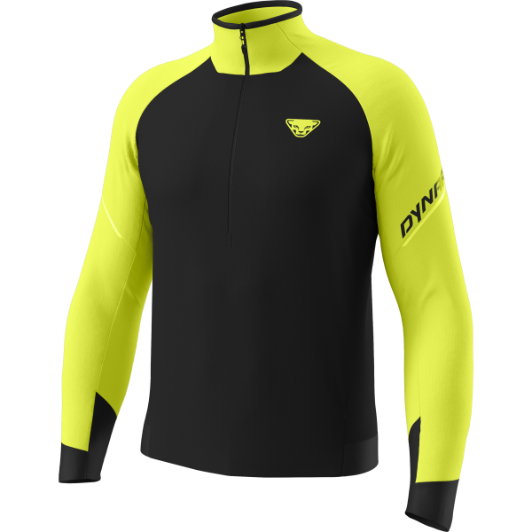 DYNAFIT Alpine Longsleeve 1/2 Zip Tee Men Ultra Yellow