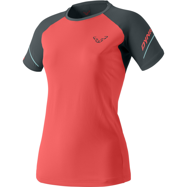 DYNAFIT Alpine Pro Dámské Triko S Krátkým Rukávem Hot coral
