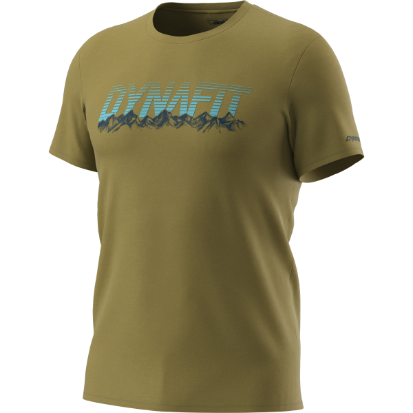 DYNAFIT Graphic Cotton Pánské Tričko Army/RANGE