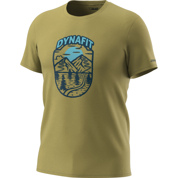 DYNAFIT Graphic Cotton T-Shirt Men Army