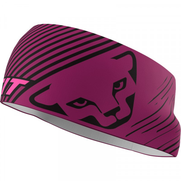 DYNAFIT Graphic Performance Headband Pink Beet Red