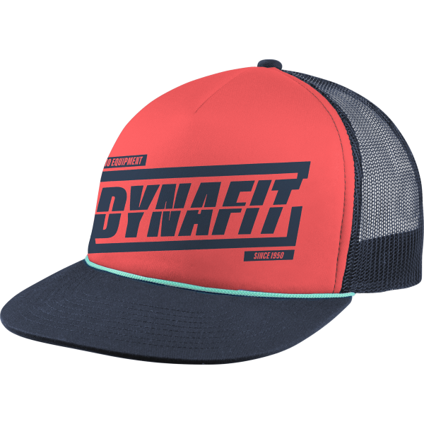 DYNAFIT Graphic Trucker Cap Hot coral