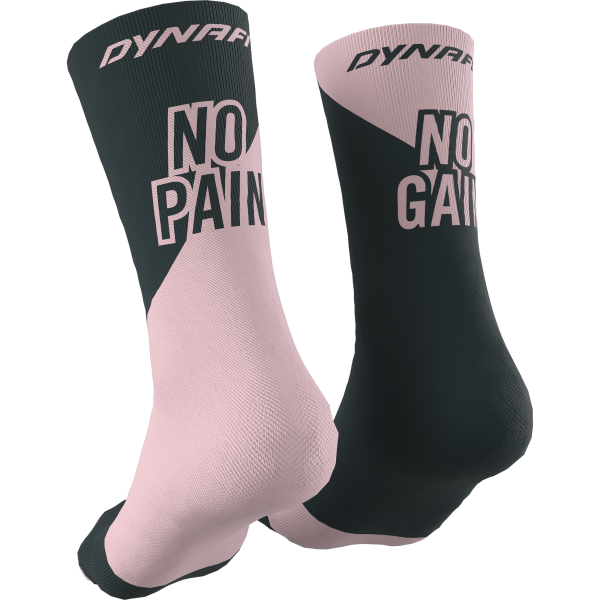 DYNAFIT NO PAIN NO GAIN SOCKS Pale Rose BLUEBERRY