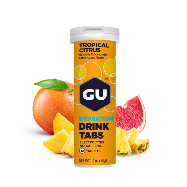 GU HYDRATION DRINK TABS Tropical Citrus