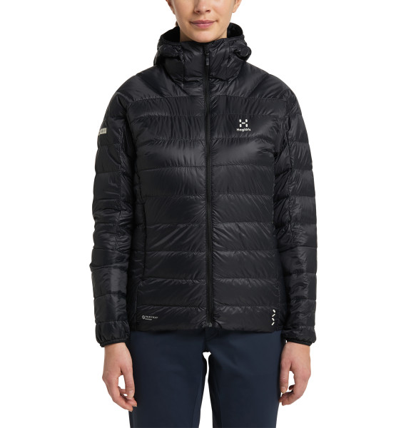HAGLÖFS L.I.M Down Hood dámská bunda Černá
