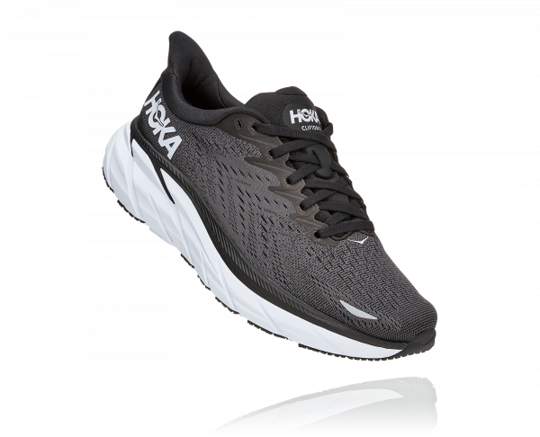 HOKA CLIFTON 8 W BLACK / WHITE