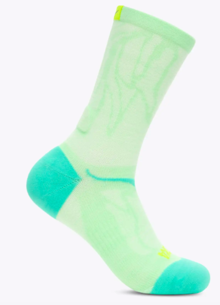HOKA Clifton Crew Run Sock Mint FLuorite