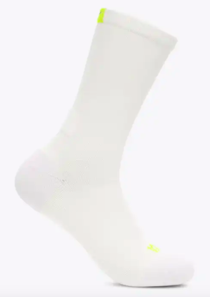 HOKA Clifton Crew Run Sock White