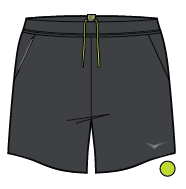 HOKA M GLIDE 7'' SHORT 2IN1