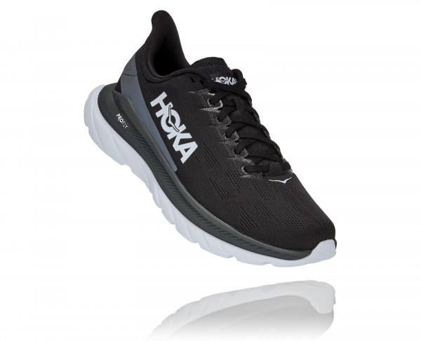 HOKA MACH 4 BLACK / DARK SHADOW