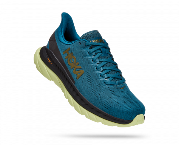 HOKA MACH 4 BLUE CORAL / BLACK