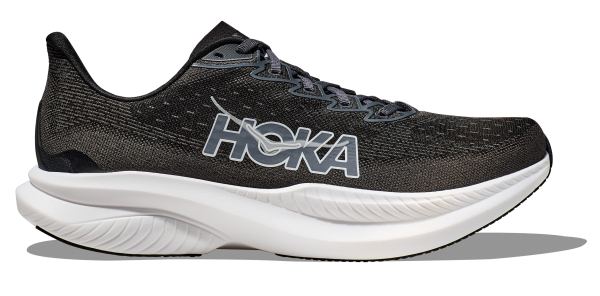 HOKA MACH 6 M WIDE BLACK / WHITE